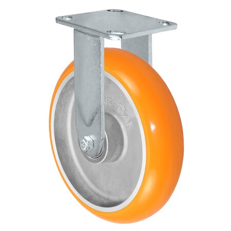 Casterhq 8"x2" Sirius HD Donut Polyurethane on Aluminum Wheel, Rigid Casters 35CR820DUA63M-03